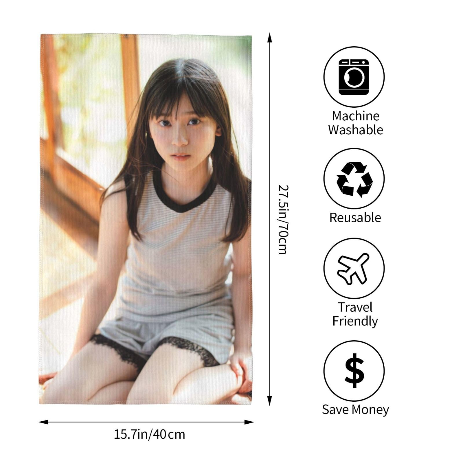 山下瞳月タオルセット Amazon｜人気山下瞳月 (1) フェイスタオル ビーチカーペット バス