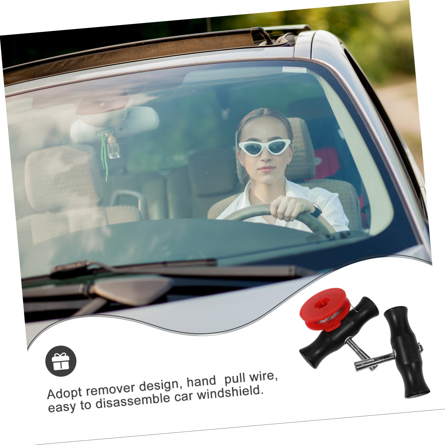 iplusmile 3juegos Herramientas para Eliminación De Parabrisas Herramienta De Reparación Automotriz De Desmontaje De Cristales para Talleres De Autos