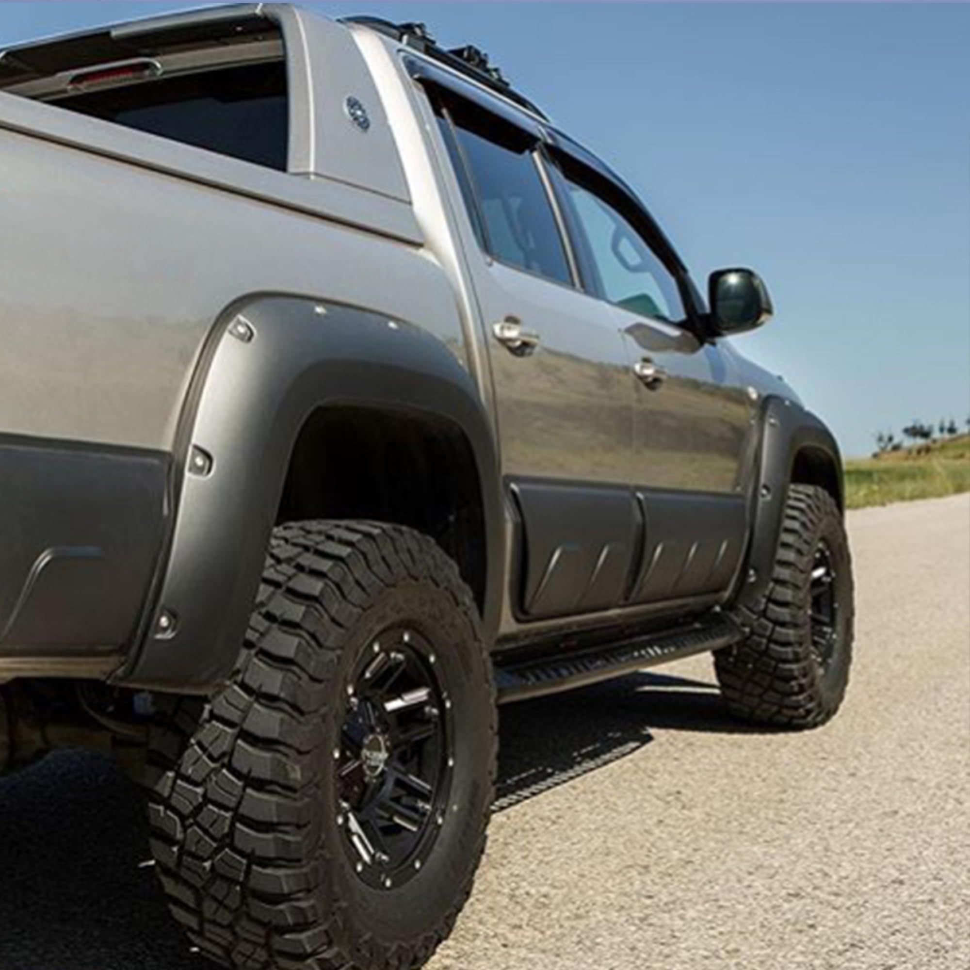 ONEWAY AUTO ACCESSORIES Osłona karoserii, ochrona drzwi, kompatybilna z VW Amarok Mk1 Mk1 Facelift 2010 do 2022, 6-częściowy