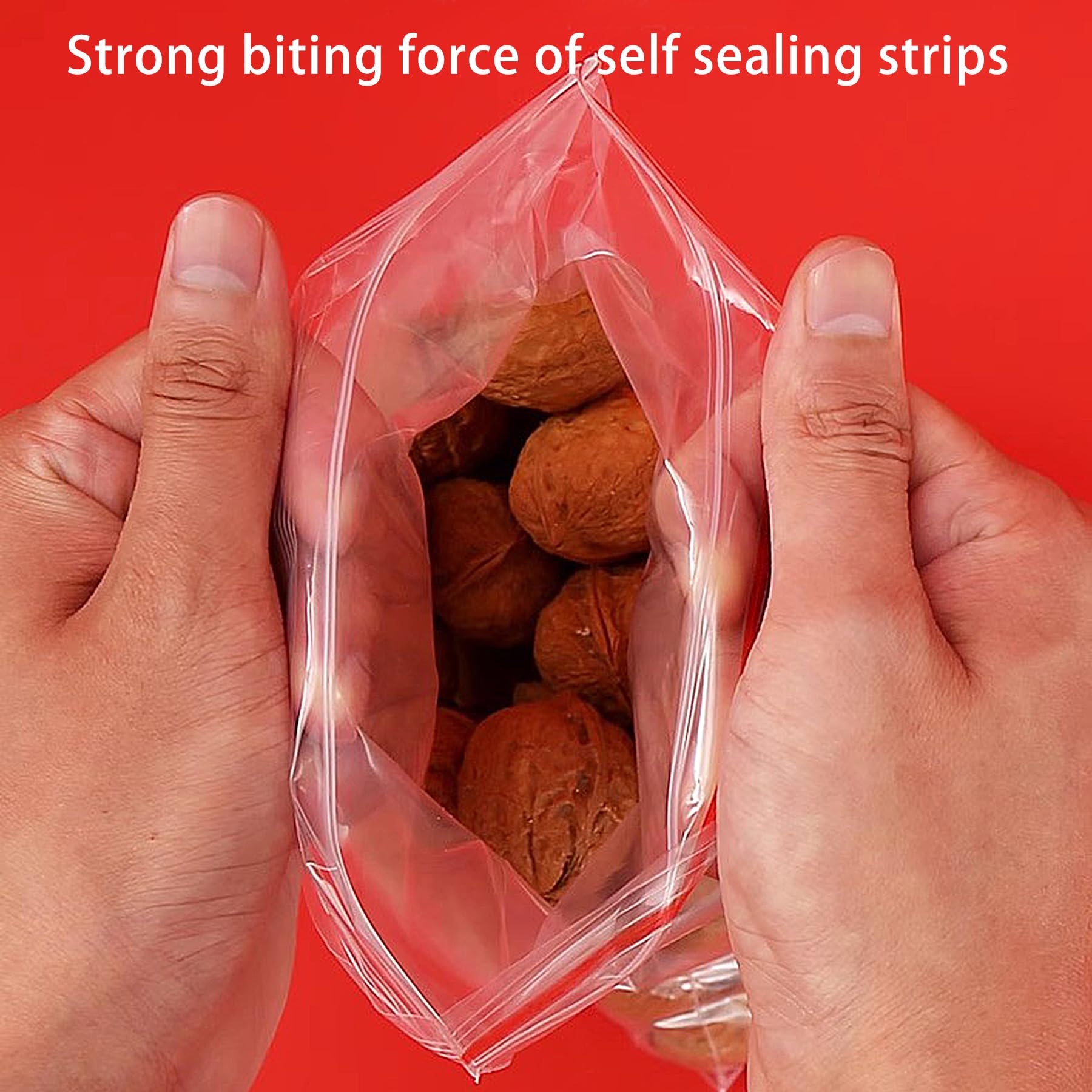 28x40cm Resealable Clear Plastic Large Sealed Bag 25PCS Storage Press Seal Bags Thickening and Durable Grip Seal Bags for Shoes Blankets - Image 3