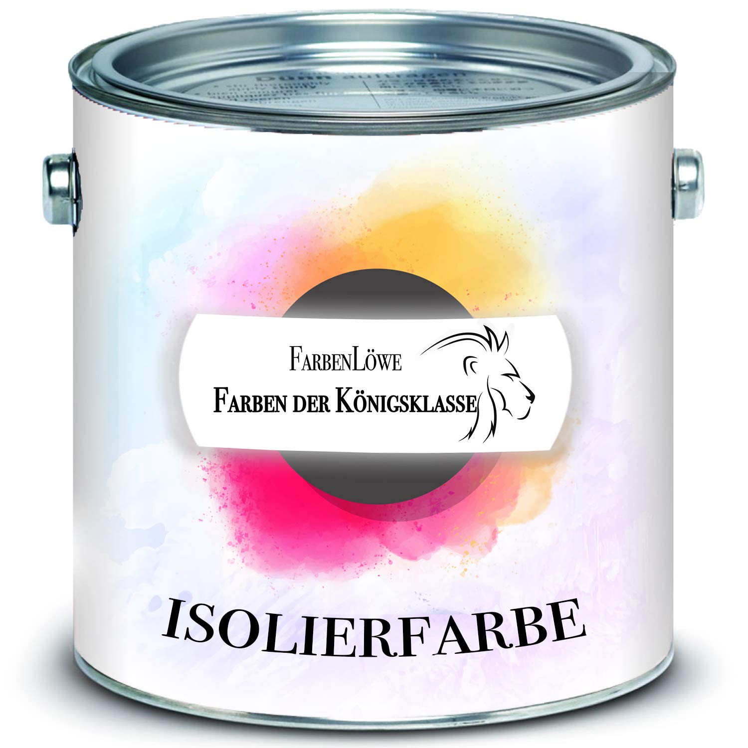 Isolierfarbe matt Weiß Sperrgrund Nikotinfarbe Deckanstrich Nikotinsperre FARBENLÖWE (5 L)