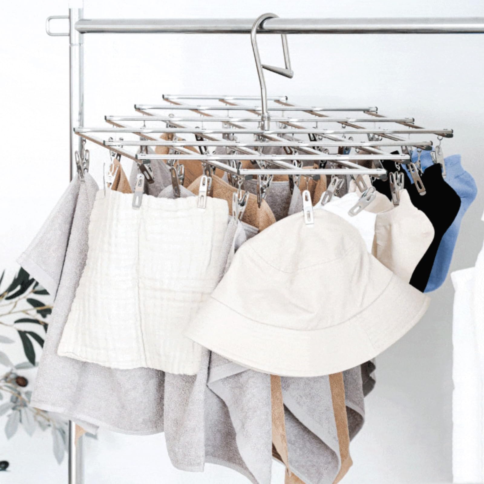 Amazon.co.jp: 【mochizukistore】ハンガー ピンチハンガー 折りたたみ