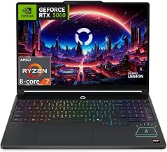 Lenovo Legion 5a AI Gaming Laptop, AMD Ryzen 7 250, GeForce RTX 5060 | 15.3" WQXGA (2560x1600) 165Hz OLED Display, 32GB DDR5, 1TB SSD, Wi-Fi 7, Ethernet, HDMI, USB-C, RGB Backlit, Win 11 Home