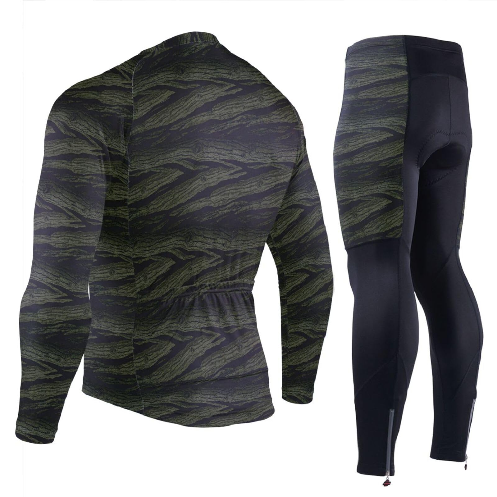 Radtrikot mit Taschen, atmungsaktiv, Ärmel, 3D-gepolstert