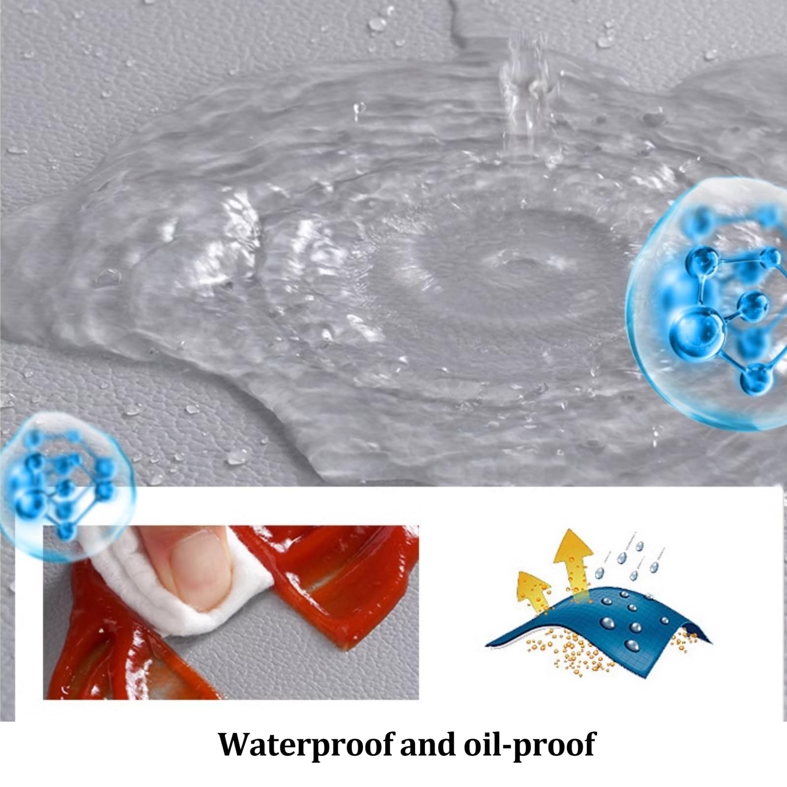 Alfombrillas eléctricas calefactables para Escritorio, Calefactor de pies, Alfombra calefactable, termostato Ajustable, Impermeables, ahorradoras de energía para Oficina y hogar(60 * 190cm)