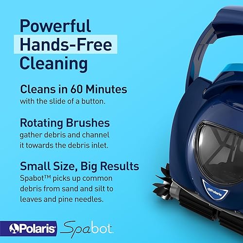 Miniatura 5 de Polaris Spabot - Limpiador de spa automático manos libres, diseñado para spas en el suelo y jacuzzis sobre el suelo