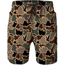 Quick Dry Mens Swim Trunks with Mesh Lining,Swimsuit Board Shorts Beach Pants Swimwear Bathing Suits