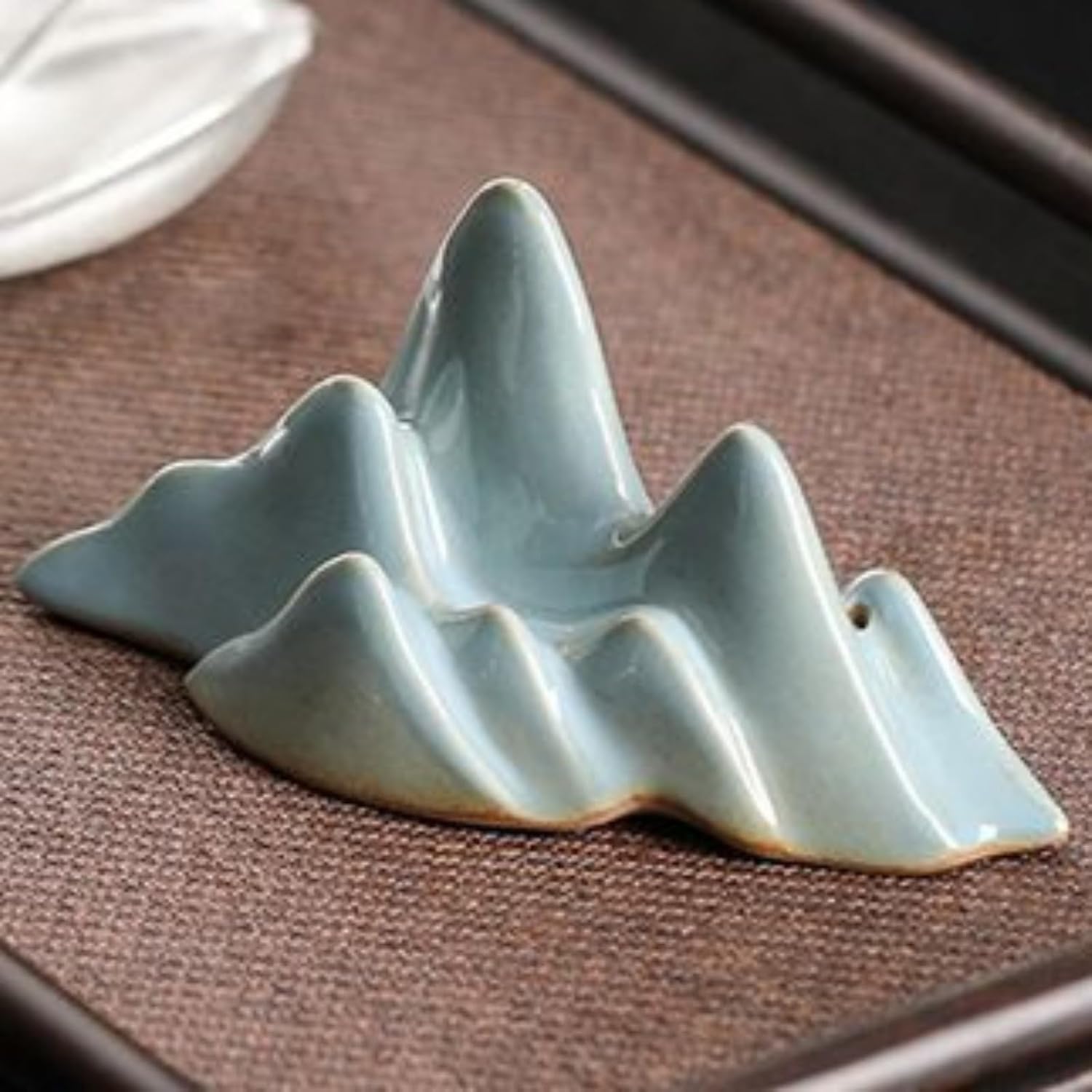 Chinese Style Pen Holder Ornament, 9.5cm 3.7in, Ceramic Decoration Pen Holder