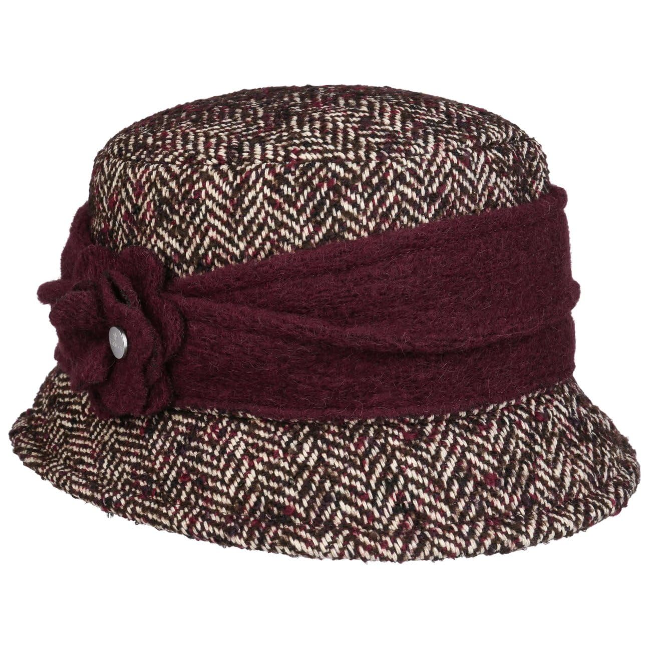 LIERYS Saluna kapelusz cloche w ksztalcie dzwon Wyprodukowano we Wloszech Damski Jesien Zima