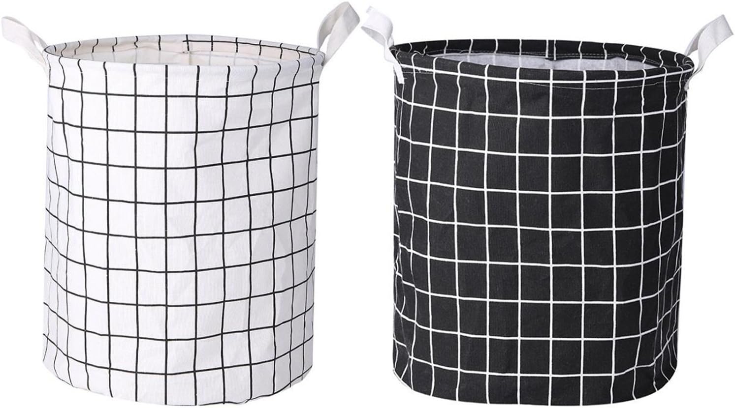 Bungift Household Cloth Laundry Baskets, Folding Large