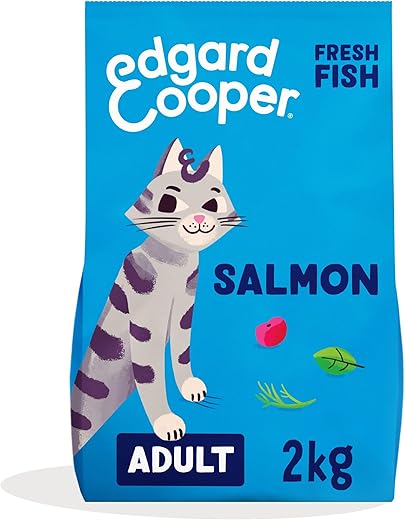 Edgard & Cooper – Pienso para gatos adultos Edgard & Cooper salmón sin cereales 2 kg.
