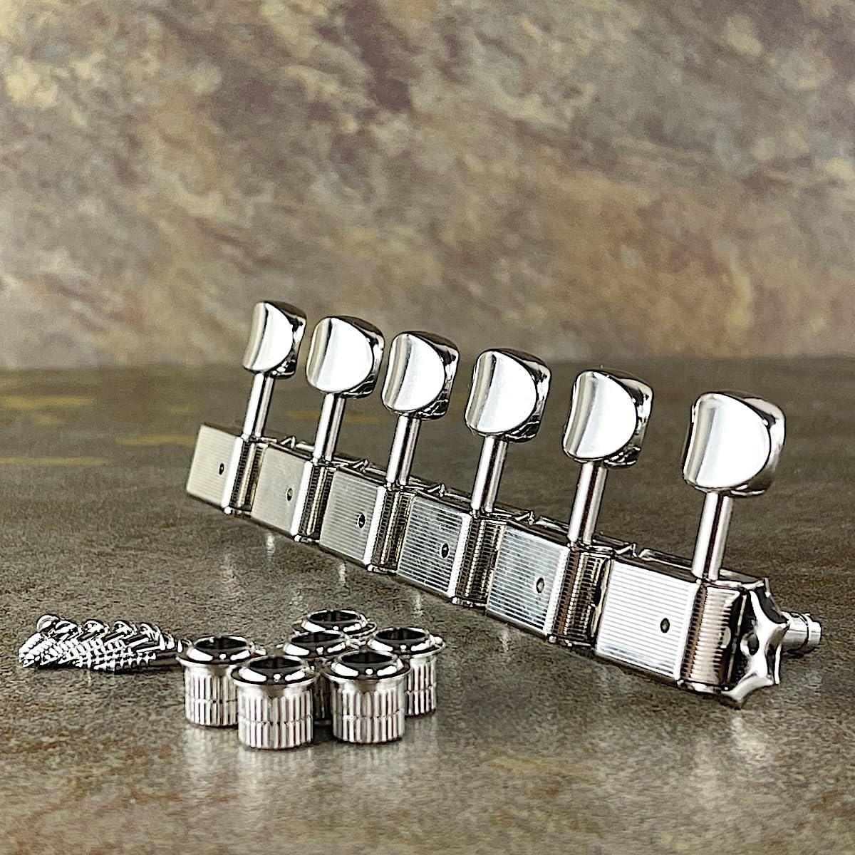 Gotoh SD91-MG-05M Afinadores de bloqueo, níquel R6, Magnum Lock zurdos