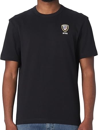 Blauer Mens T-Shirt 23SBLUH02097004547 Black NYPD Logo
