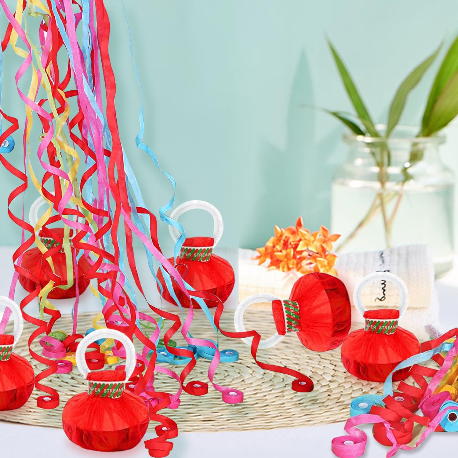 Cañones De Confeti BEISHIDA Streamers Popper - Serpentinas De Mano Con  Confeti Sin Desorden Para Celebraciu00f3n De Pascua, Cumpleau00f1os,  Propuesta De Compromiso, Boda, Graduaciu00f3n, Regalos De Fiesta  (multicolor Pistola De Confeti, image size:1500x1500