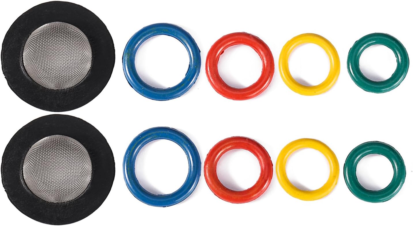 Huoqi Inlet Water Filters & O-Ring Seals For Pressure Washers, Guns and Hoses