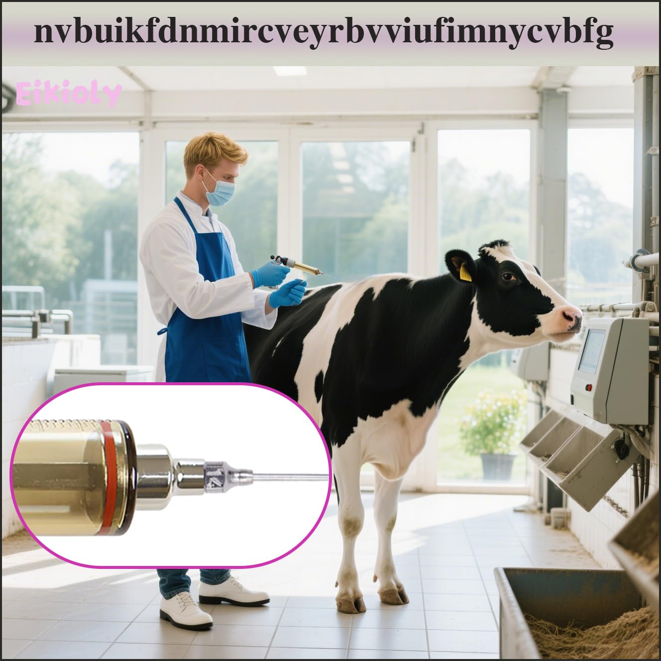 50 MLViehspritze, halbautomatische kontinuierliche Spritze, Einstellbare Kontinuierliche Impfstoffspritze, Geflügel- Und for Schweine, Rinder, Schafe, Bauernhof Geflügelchtausrüstung,