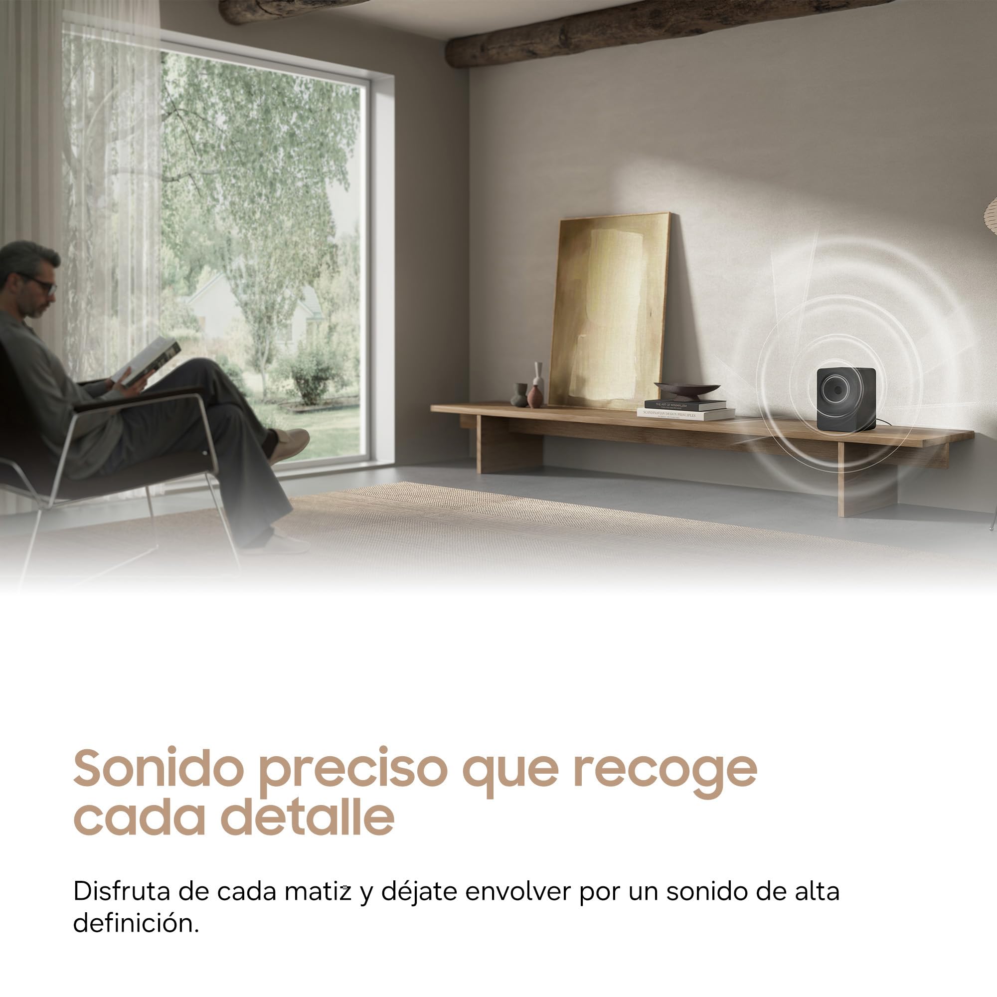 Samsung HW-LS70H/XC Speaker Music Studio 7, WiFi-Bluetooth Smart Wireless Speaker, Dolby Atmos, Hi-Resolution Audio, Q-Symphony, Dot Design by Bouroullec, Built-in Voice Assistant, 2026