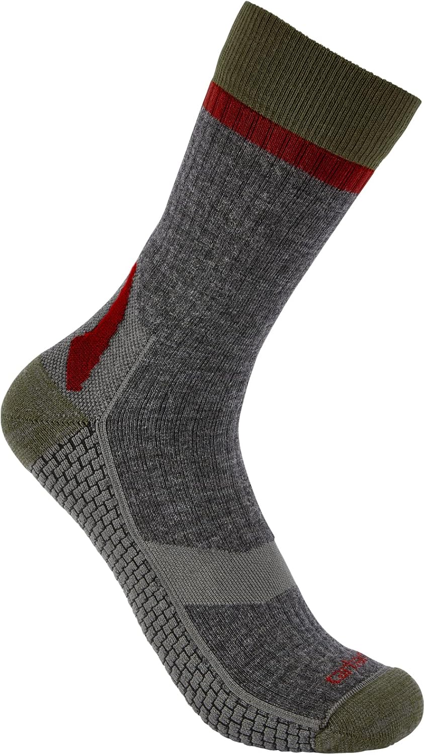 Carhartt Men's SC9270M Force® Grid Midweight Synthetic-Merino Wool Blen