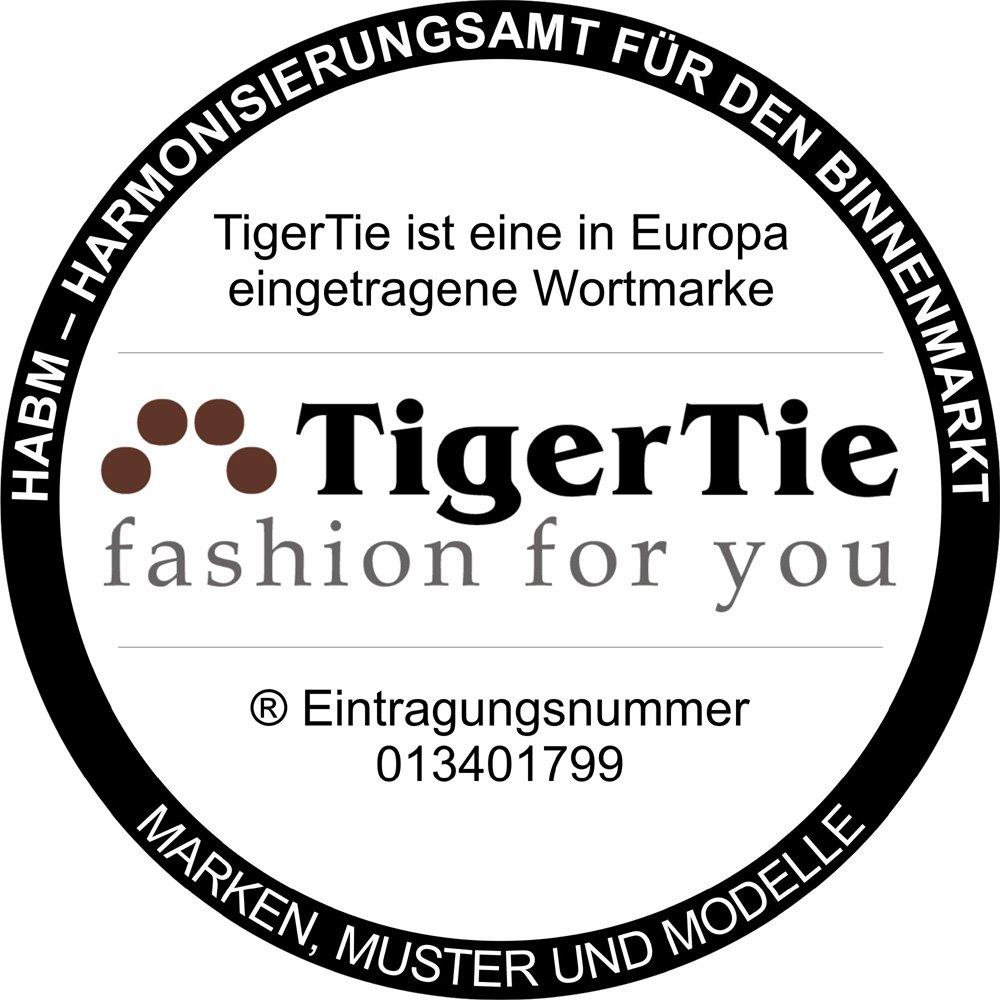 TigerTie - Pajarita para niño en color liso - Pajarita tamaño 29 hasta 50 cm de circunferencia del cuello ajustable + caja de almacenamiento