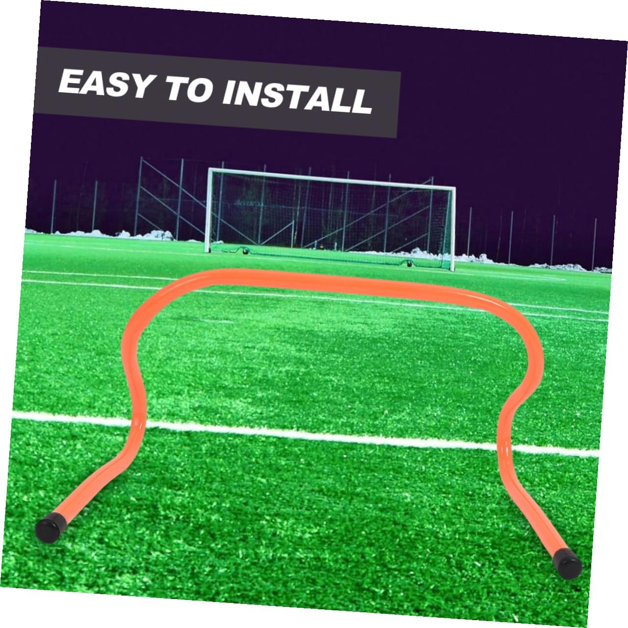 Totority 4pcs Sports Agility Hurdles 15cm Plastic Football Training Equipment Speed and Footwork Ladder for Soccer Drills and Track Agility Exercises
