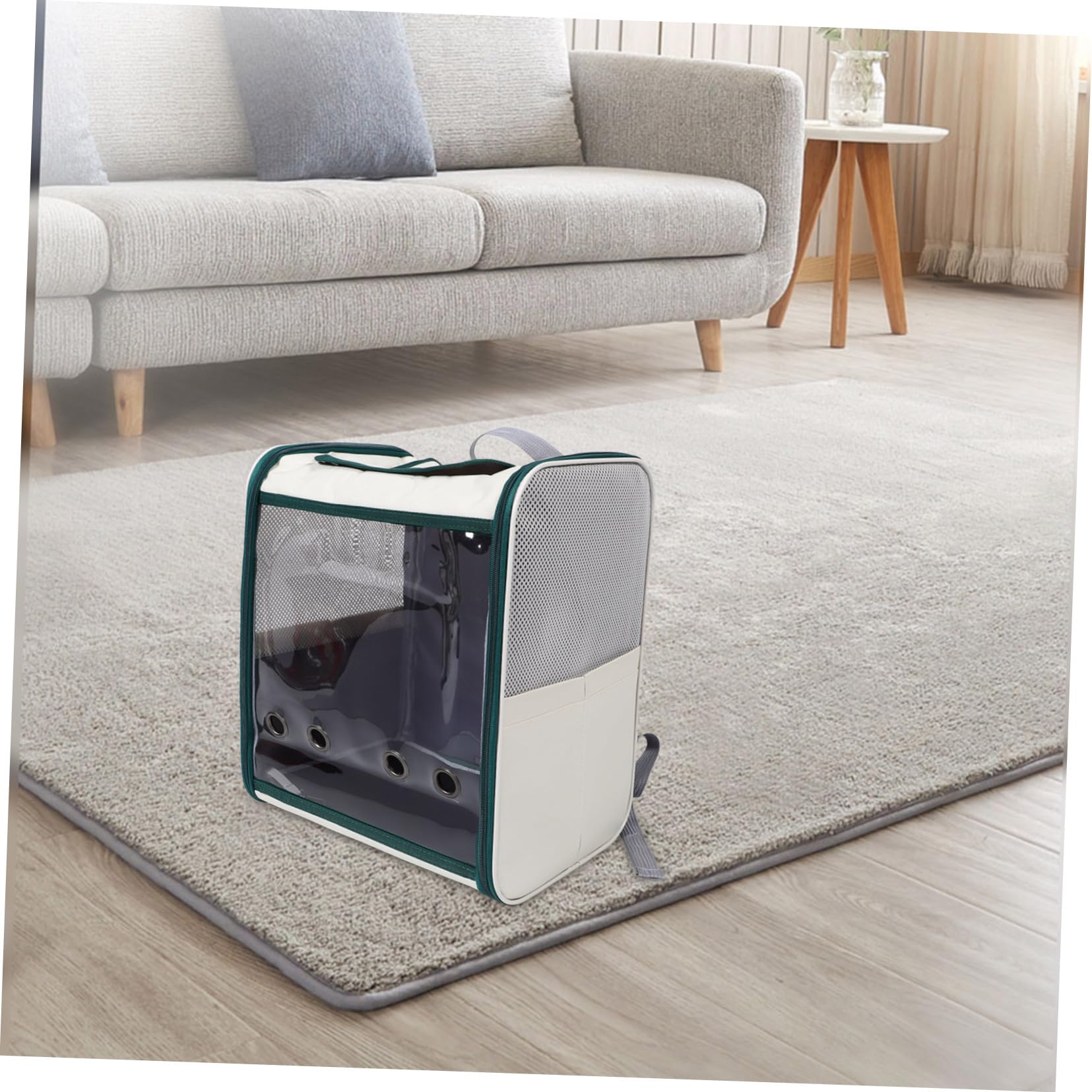 Toyvian Katzentragetasche Faltbar mit Netzmaterial für Kleine Hunde und Katzen für Reisen Wandern und Outdoor-aktivitäten Platzsparend und Atmungsaktiv