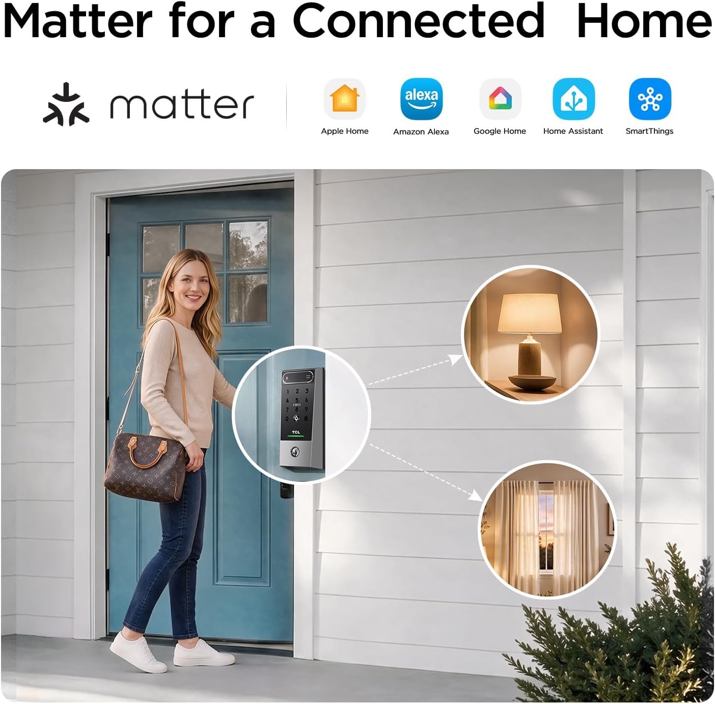 TCL Smart Lock, Palm Vein Keyless Entry Deadbolt with Matter Over Thread 4 719HS+QcVmL. AC SL1500