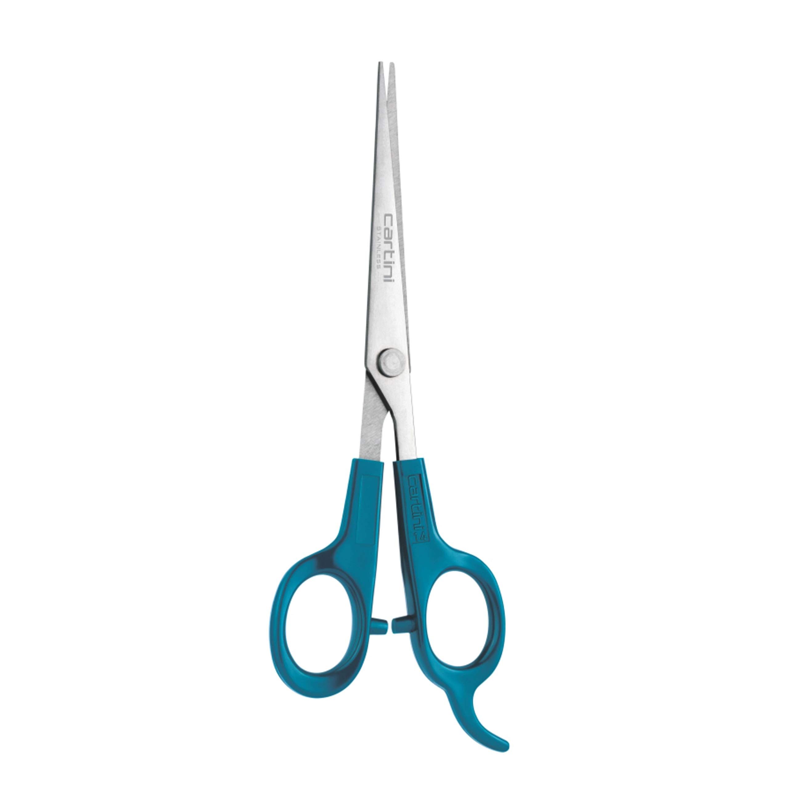 Cartini Stainless Steel Cut Scissors 7125, Medium, Silver