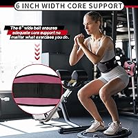 Vista 5 de RitFit Weight Lifting Belt - Great for Squats, Lunges, Deadlift, Thrusters - Men and Women - 6 Inch Black/Camouflage