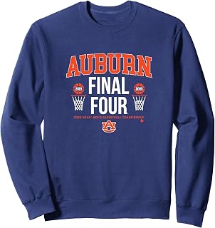 Auburn Basketball - All-Time Final Fours - NCAA Sweatshirt