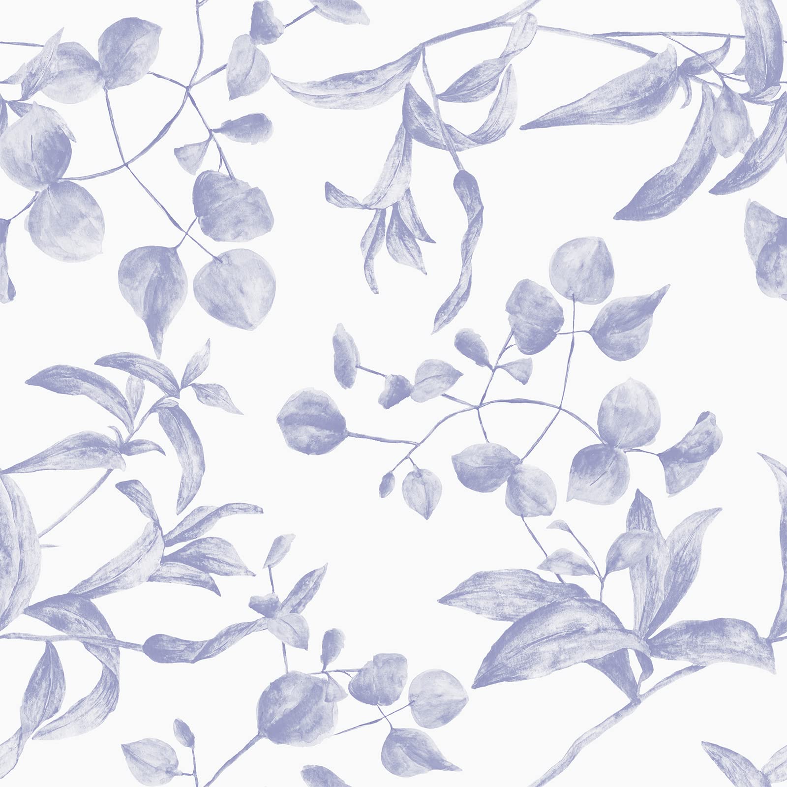 Papier peint fleur blanche adhesif et imperméable pour rénovation murale de chambre