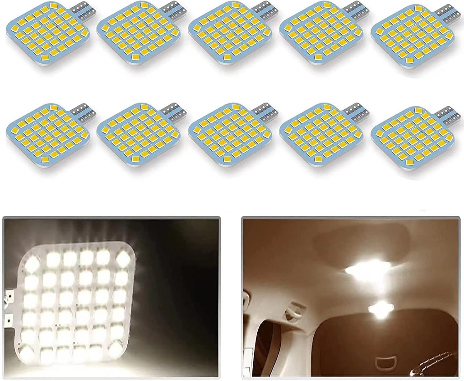 10PCS T10 921 922 912 194 RV Interior LED Light Bulbs