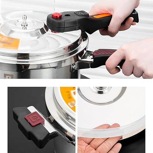 Miniatura 7 de Stainless Steel Pressure Cooker Non-Stick Pot Energy-Saving Safety Cooking Pot For Pressure Food or Steaming Compatible with Gas  Induction Cooker