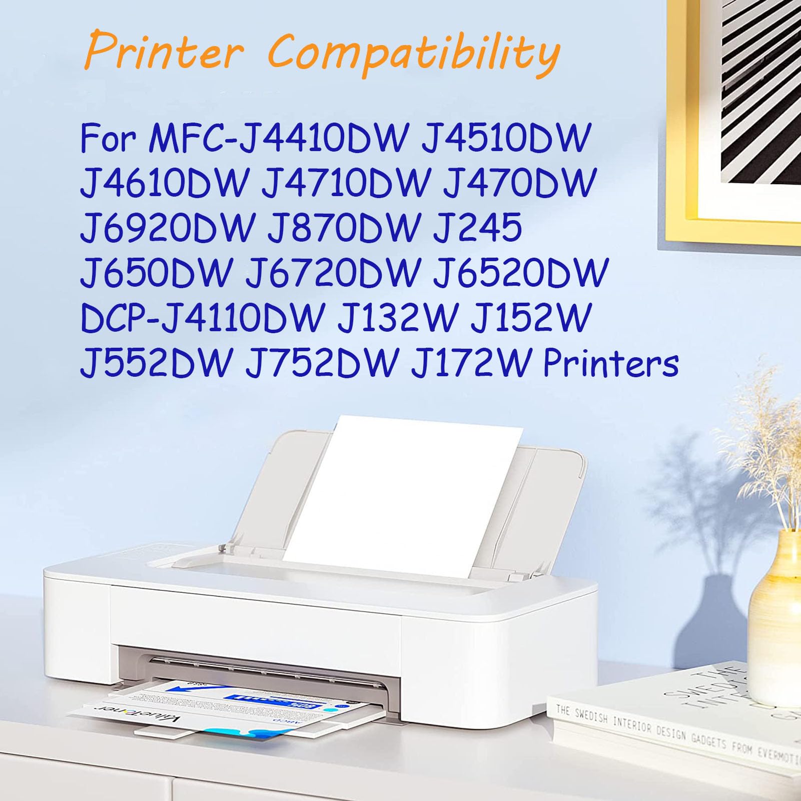 Amazon.com: LISTWA LC121 LC123 Ink Cartridge Compatible