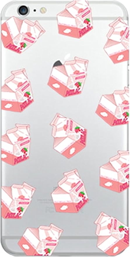 Amazon Co Jp 8種類のオシャレで可愛いイチゴとバナナとチョコとブルーベリー牛乳パックストライプラブリークリアデザインパターンiphone Galaxy透明シリコンゼリーtpuスマホケース Ba 3 45 Iphone 7 6 いちごミルクパターン 並行輸入品 家電 カメラ