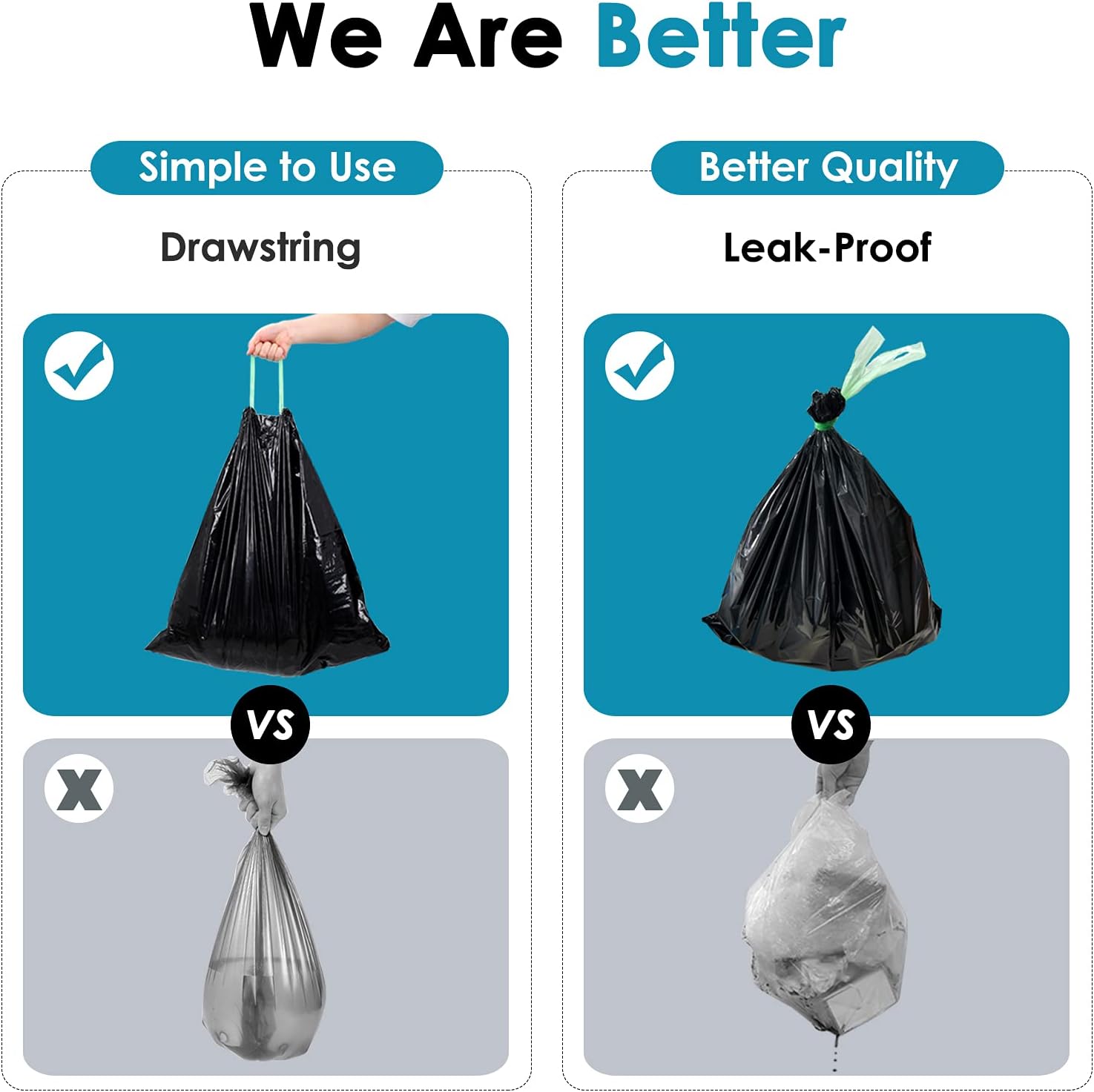 TRIPTIPS Retractable Portable Toilet and Toilet Bags 1 Roll* 20 Counts