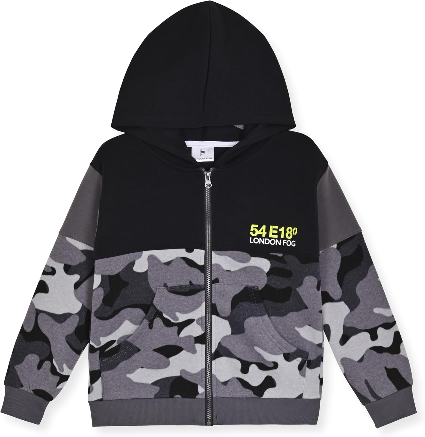 LONDON FOG Boys Fleece Sweatsuit Hoodie and Sweatpants - Image 2