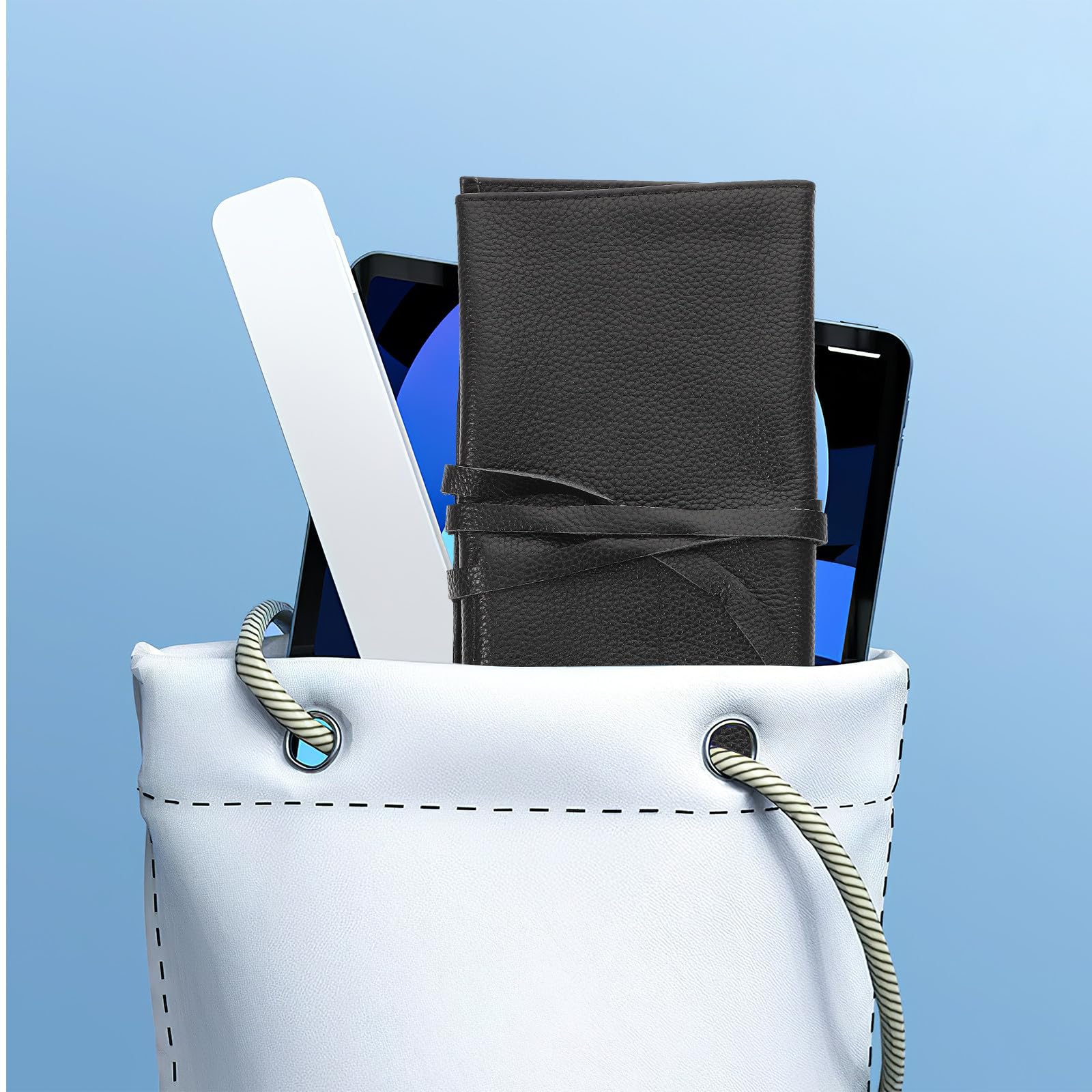 Uhrentasche aus Leder für Reise und Alltag Tragbarer Uhrenbehälter mit Stilvollem Design Klein Leicht und Schützt die Uhr Sauber und Ordentlich
