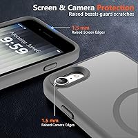 Vista 676 de MOCCA - Funda magnética resistente para iPhone XR de 6.1 pulgadas, compatible con MagSafe, funda con protección contra caídas de grado militar