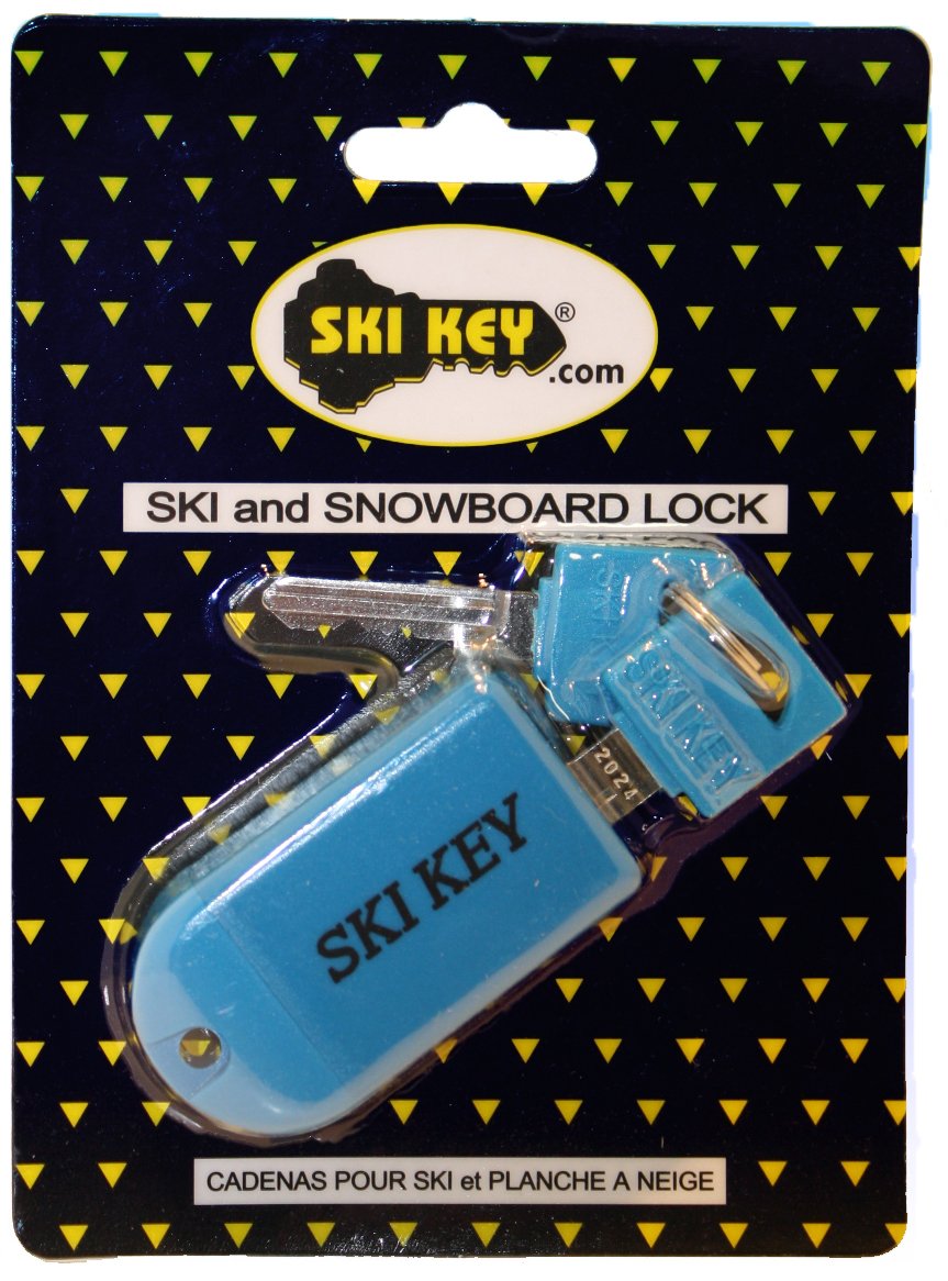 Ski and Snowboard-Fat Ski Lock (Blue)