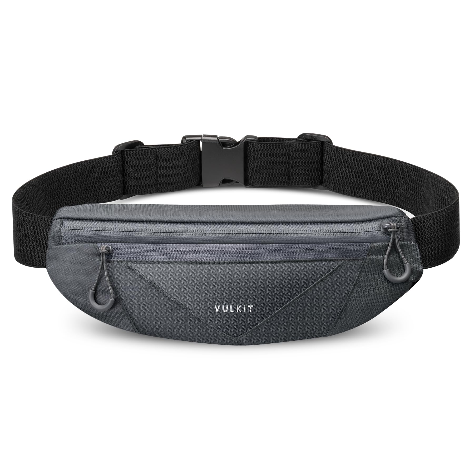 VULKIT Casual Lightweight Fanny Pack for Women & Men, Outdoor Belt Bag to Free Your Hands, Nylon Waterproof Waist Bag with Adjustable Elastic Band,