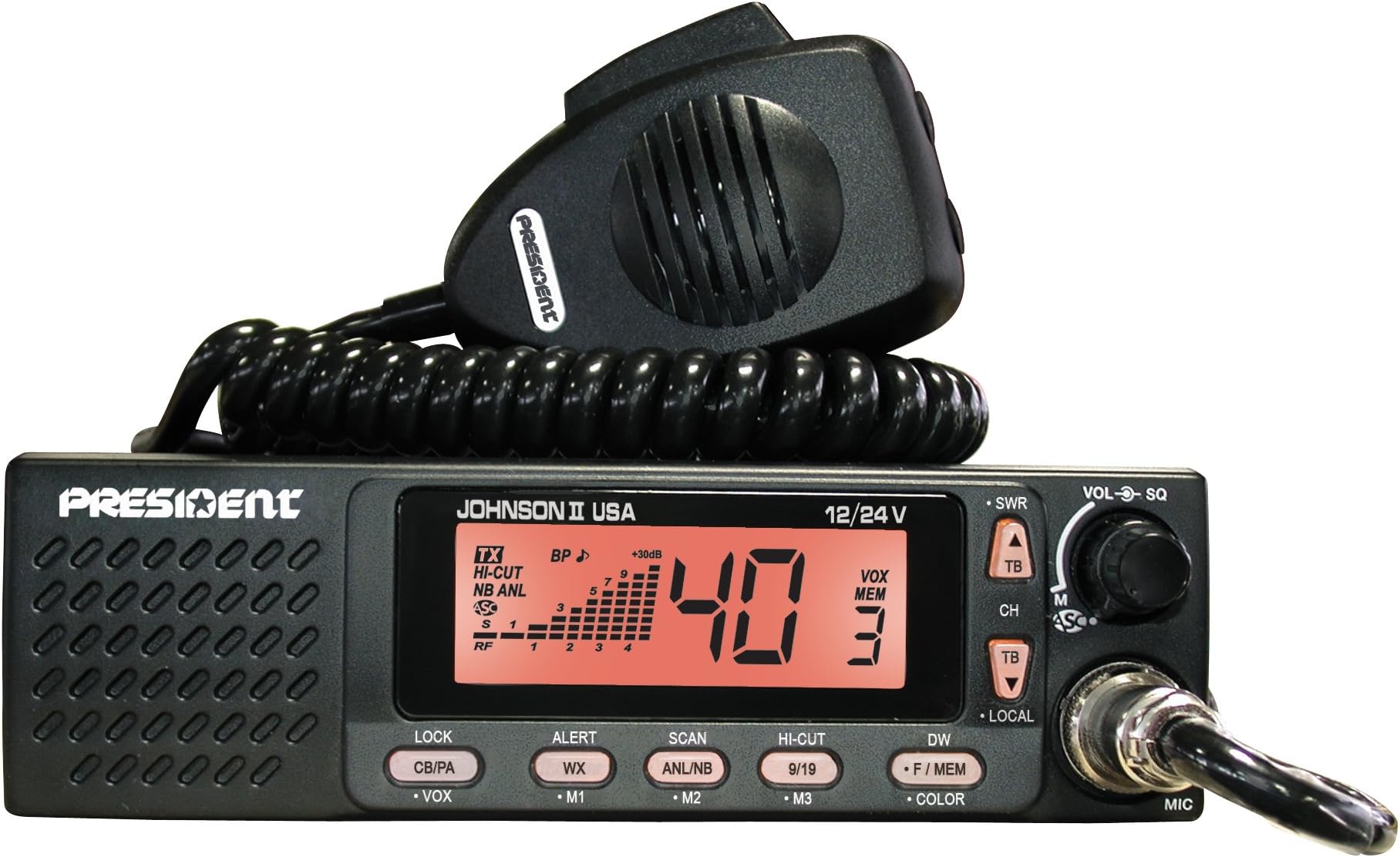 Johnson II USA CB Radio 12/24V