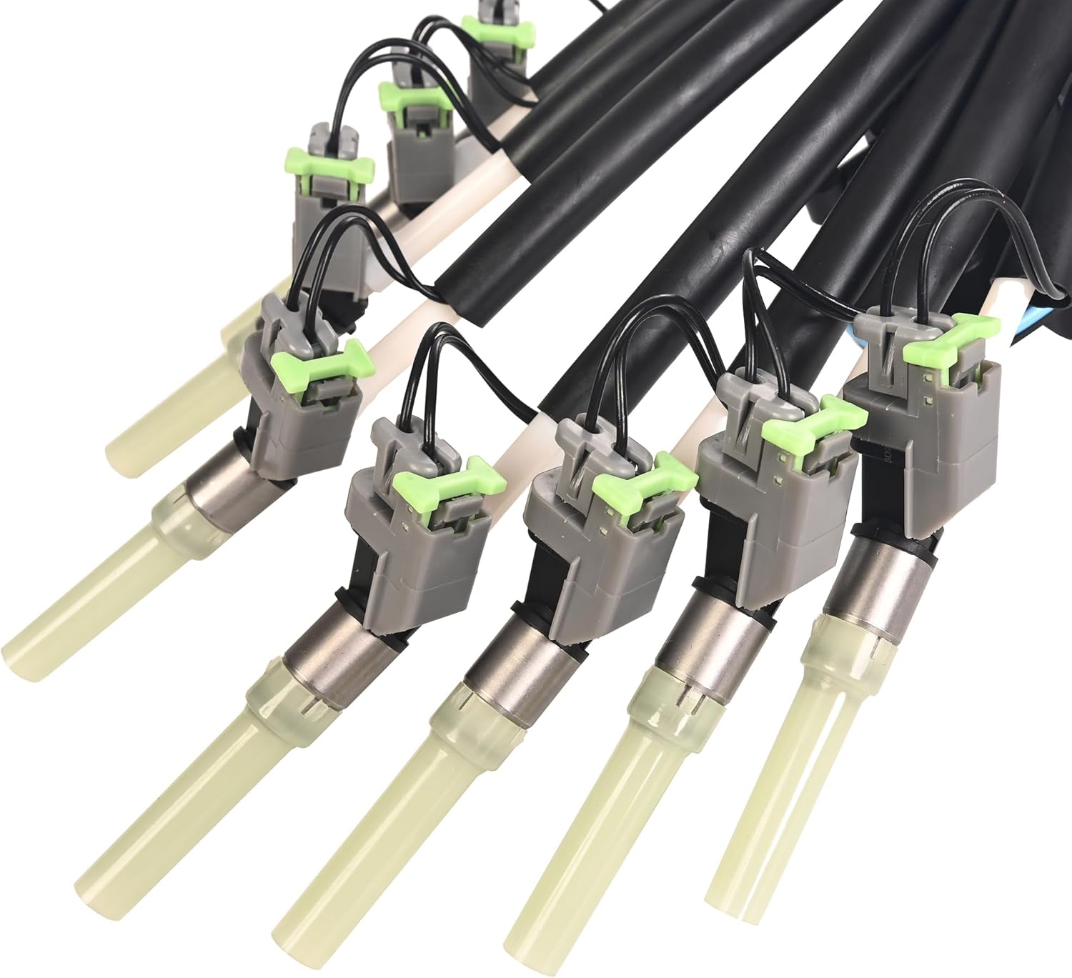 FJ504 Spider Injector Fuel Injector Assembly Compatible with Cadillac Escalade C1500 C2500 C3500 K1500 K2500 K3500 Express GMC Savana 5.0L 5.7L V8 Replace# 19210687 93441235