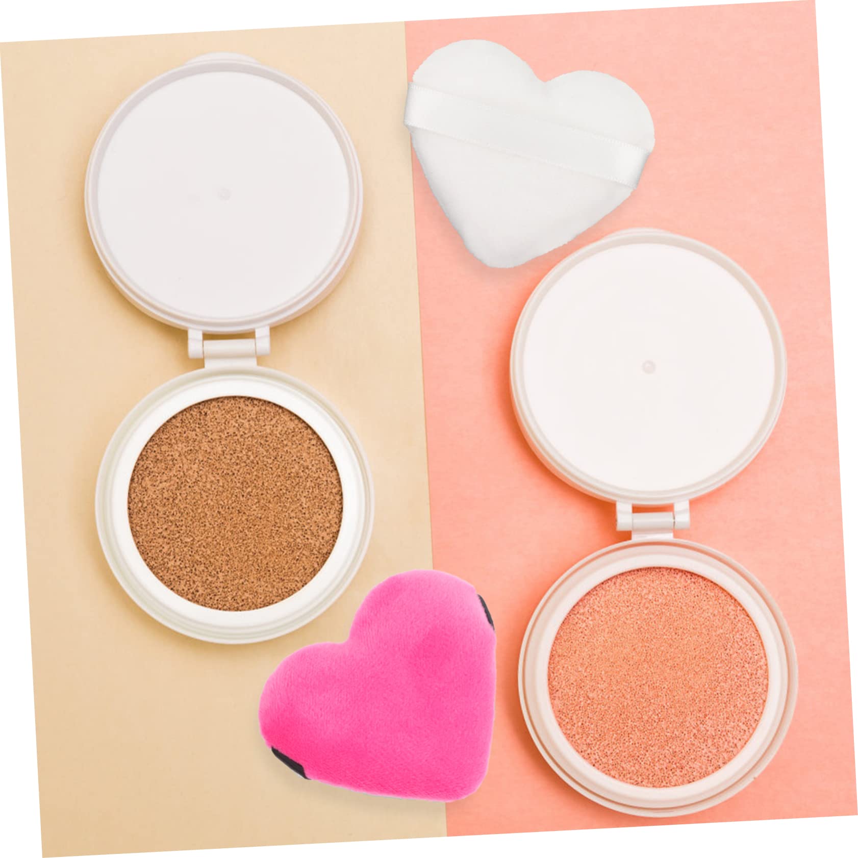 ABOOFAN 45 Pz Soffio Di Cuore Soffio Di Trucco Spugnetta Per Il Trucco Soffio Di Cipria Per Il Trucco Spugna Per Il Viso Soffio Di Polvere Spugne Di Bellezza Pelucchi Accessori Cosmetico