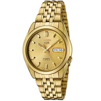Amazon.co.jp: [セイコー] SEIKO 5 腕時計 Men's Automatic Gold