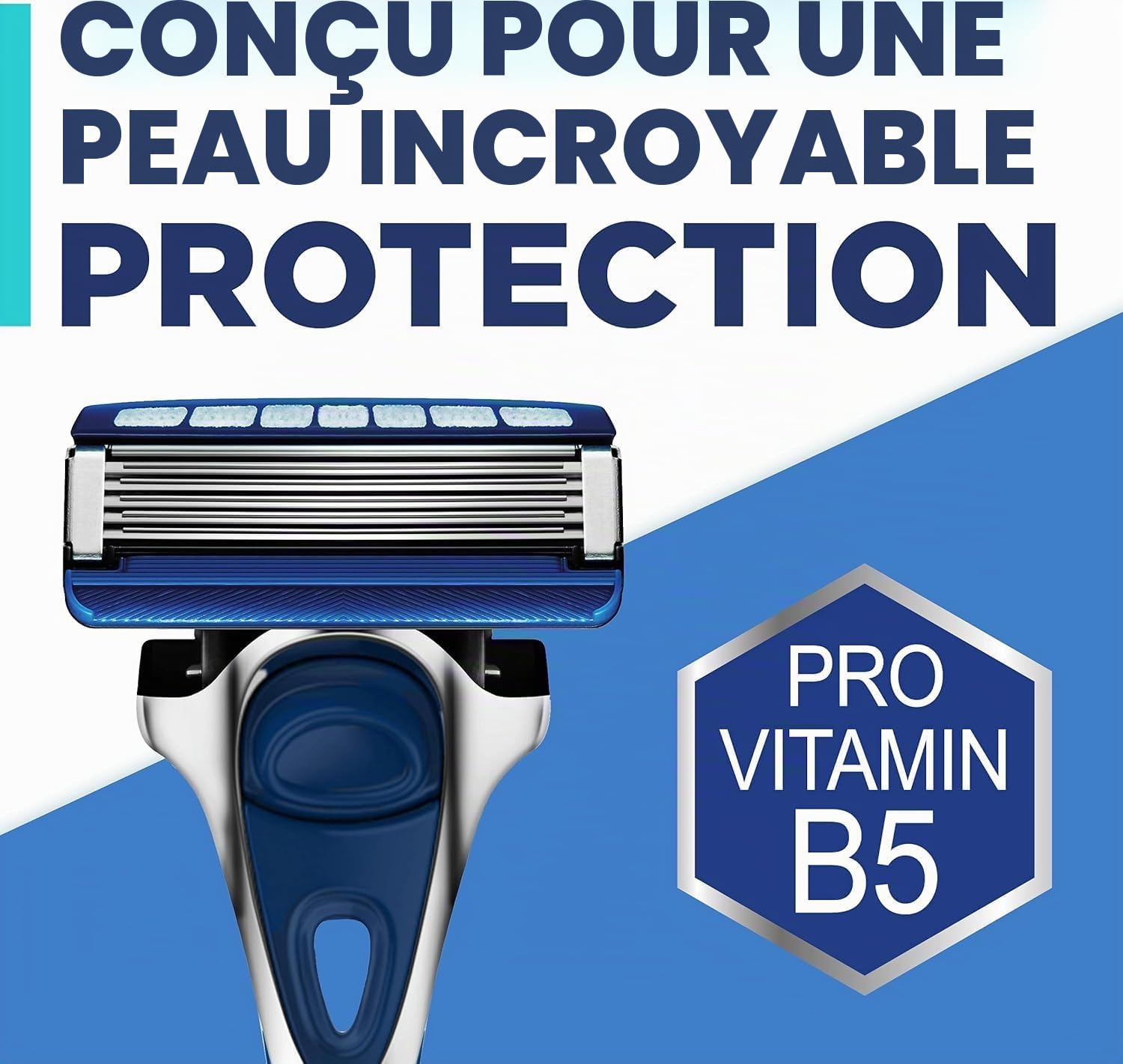 WILKINSON SWORD - Hydro 5 Lames de rasoir pour homme | Lot de 24 recharges de lames de rasoir | Gel hydratant et tondeuse de précision