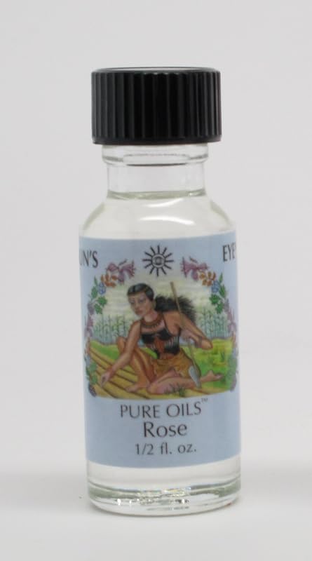 EVFOFO Óleo perfumado de rosa para a pele, frasco com 15 mL