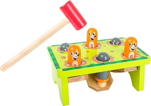 Miniatura 8 de small foot juguetes de madera - Smack The Bird Knock Playset con martillo