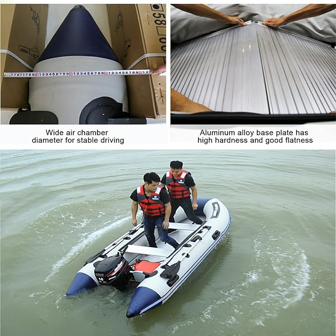 Bote Inflable Kayak Touring para 2 Personas Portátil Pesca miniatura 2