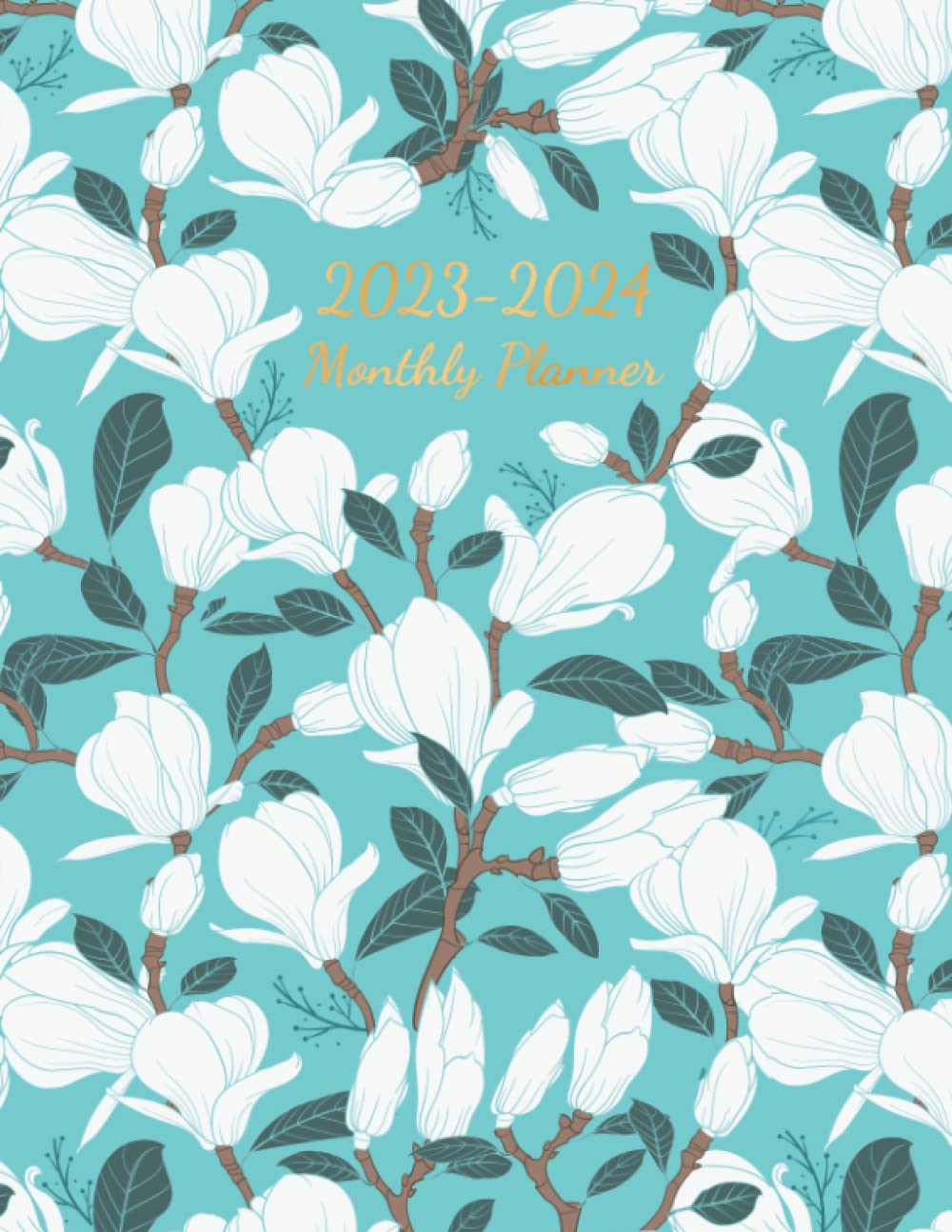 Buy 20232024 Monthly Planner Magnolia Flowers Large Two Years January