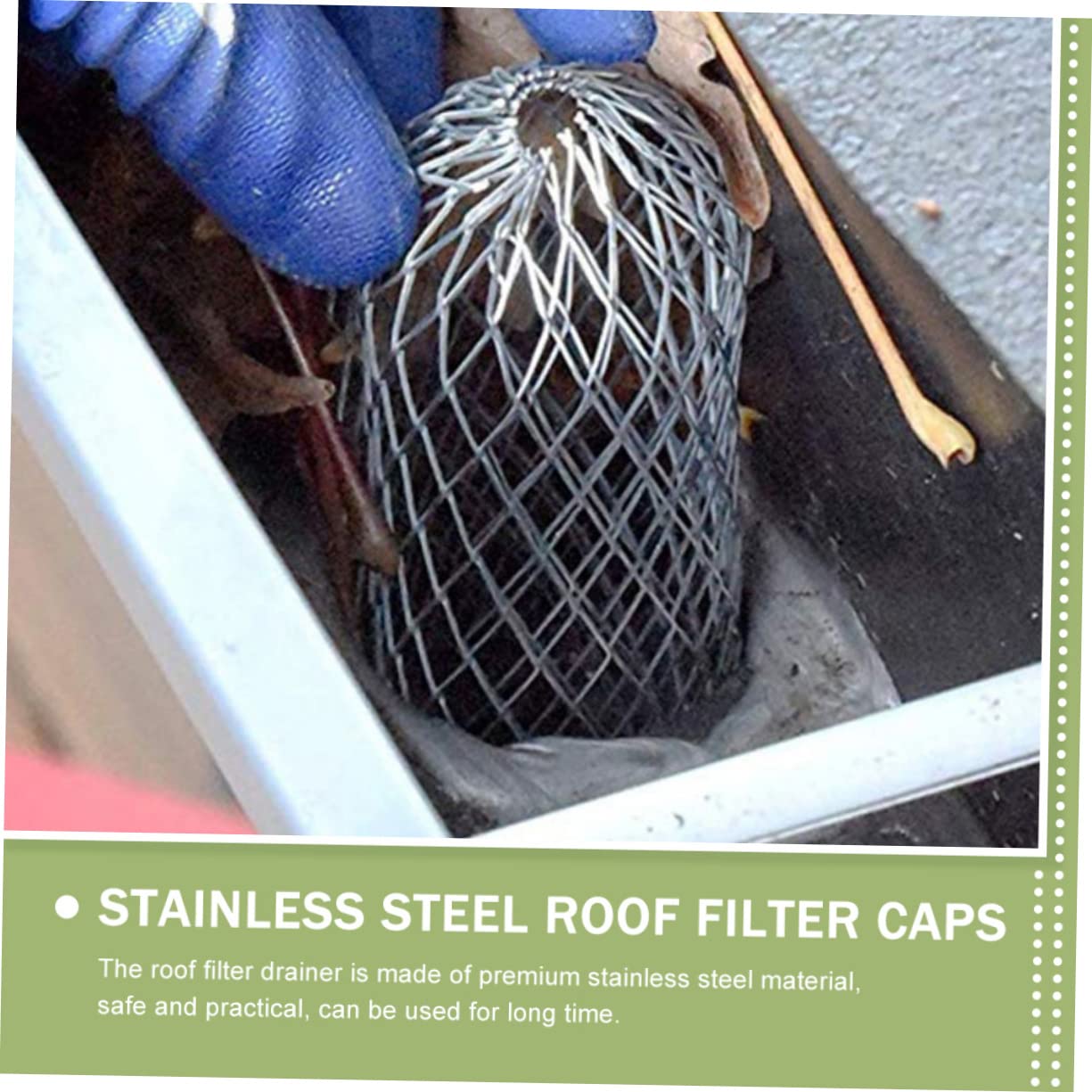 Gutter Leaf Guard Cover Snapklik.co : Gutter Guard 5 Inch, 304 ...